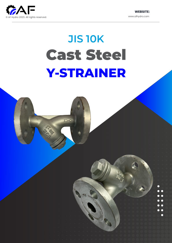 JIS 10K Cast Steel Y-Strainers