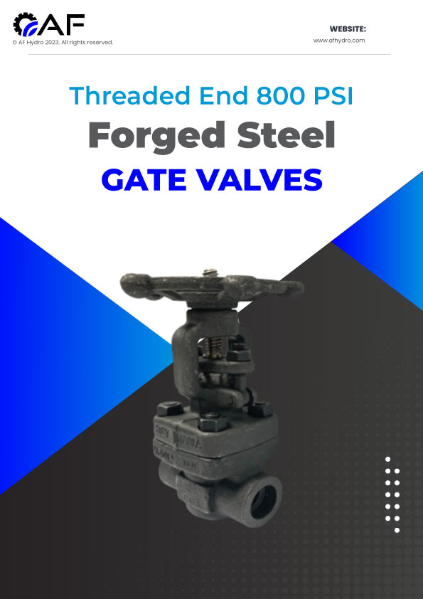 Threaded End Forged Steel Gate Valves