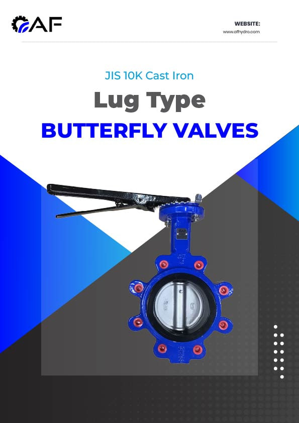 Cast Iron Lug Type Butterfly Valves JIS 10K