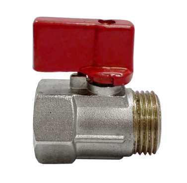 Ball valve mini kuningan male x female 300 PSI