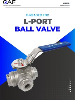 Katalog AF Hydro L-port three way ball valves