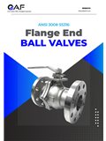 Katalog AF Hydro ANSI 150 stainless steel flange end ball valves