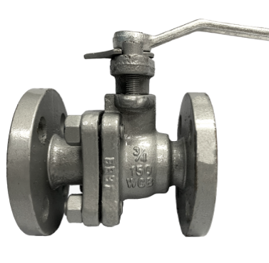 Ball valve ujung flensa ANSI 150 baja cor