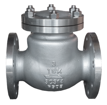 Swing check valve JIS 10K SS316