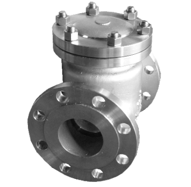 Swing check valve JIS 10K SS316 - bonnet dan muka flensa
