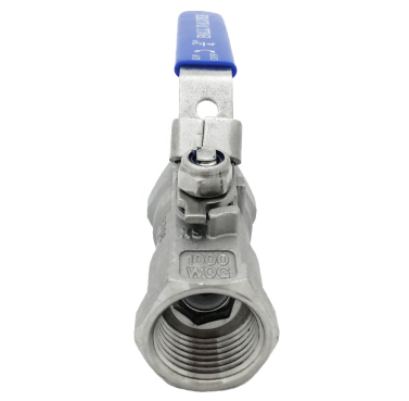 Ball valve 1-piece dari atas - stem nut, gland dan pengikat tuas