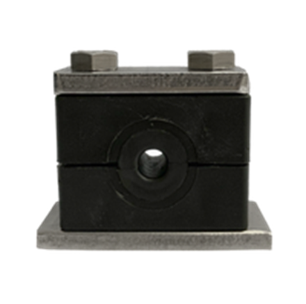 Klem rubber insert Tubeclo dengan sisipan TPE hitam