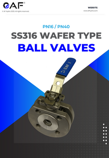 PN16/40 SS316 Wafer Ball Valves