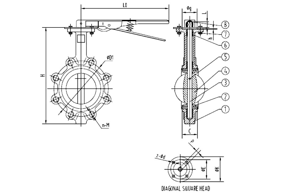 Butterfly Valve Lug Cast Iron &mdash; 3