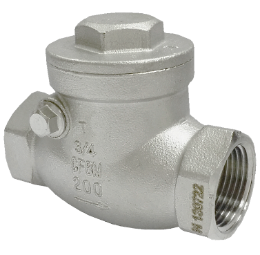 Swing check valve SS316 berulir BSPT atau NPT