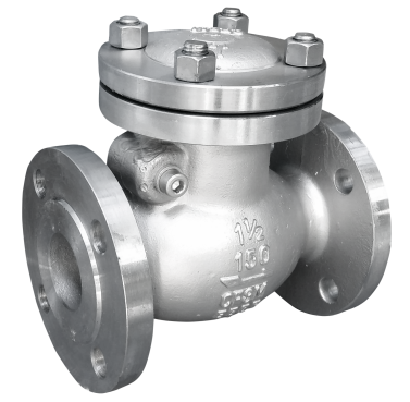 Tanda cor 1 1/2 150 CF8M pada bodi stainless