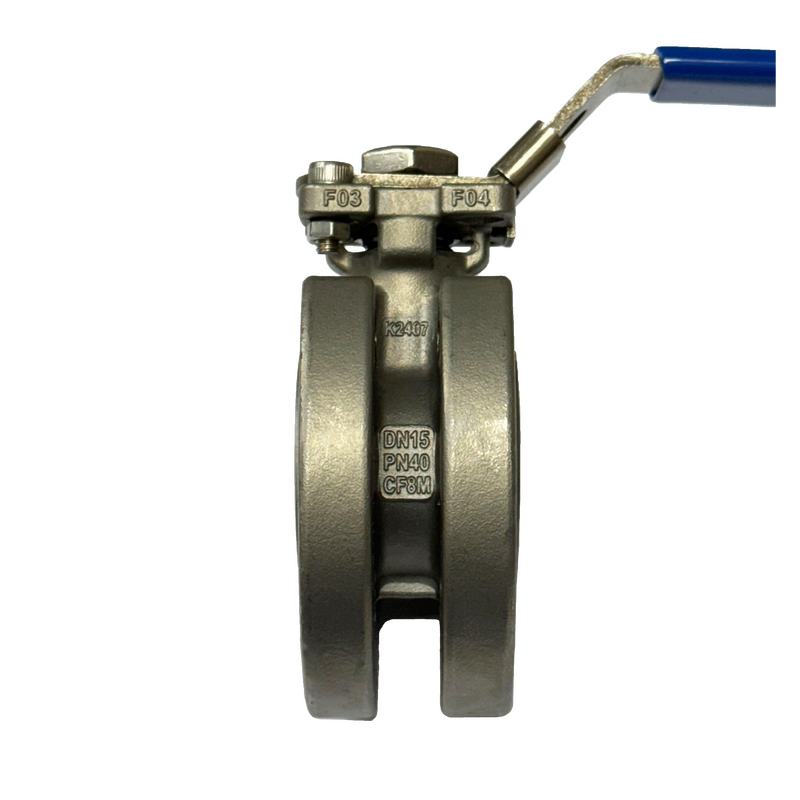 Ball valve tipe wafer PN16/PN40 SS316
